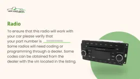 3457436-01 MINI Am Fm Cd Player Radio Receiver Cooper #2