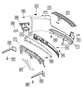 05109846AA MOPAR Tie Down Bracket