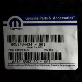 68156503AG MOPAR Front Latitude Belly Pan Jeep Cherokee