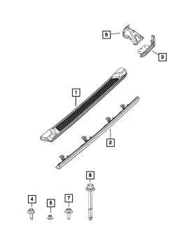 68341315AB MOPAR Body Sill Left