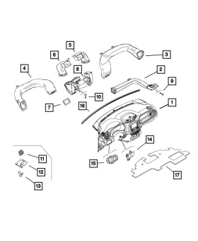 6UP13PS4AA MOPAR Panel