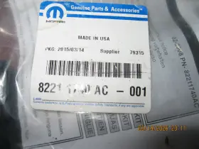 82211740AC-001 MOPAR Grab Handle Set Kit Jeep Wrangler