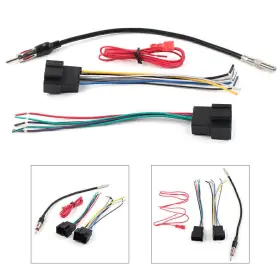 550724184307 MOTORSHOP 77US Stereo Radio Wire Harness Antenna