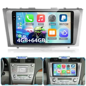 5PGGYRJJQCR6EQECHAFP NAVITROEY Android Carplay Car Stereo Gps