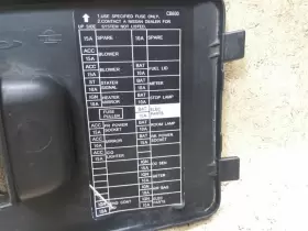 V16-198032 NISSAN Fuse Box Door Cover Murano #3