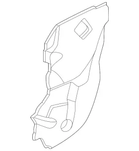 80861-5EF0A NISSAN Water Deflector Versa