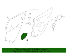 82858-5SF0A NISSAN Pad #2