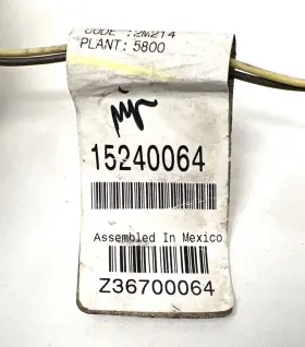 15240064 GMC Rear Left Door Driver Wiring Harness S4 Envoy #3