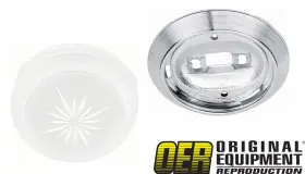 DLA-6987GM OER Interior Rear Dome Light Lamp Base Lens