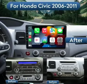 CIVIC101001CP OSSURET Android Car Stereo Radio Gps Navi Wifi