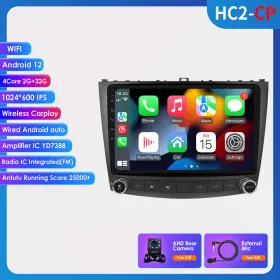HC2LXIS101001CP0907A1 OSSURET Cam Android Gps Nav Radio Car #2