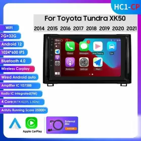 KGKTUNDRA9002CP OSSURET Gps Android Car Stereo Radio Carplay
