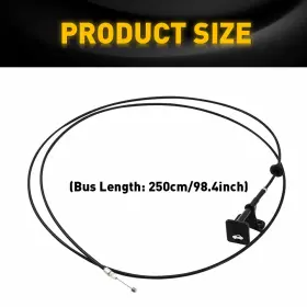 EOQ-JGLX-15641 OXILAM Hood Latch Release Cable Handle Auxito