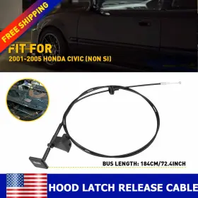 EOQ-JGLX-15642 OXILAM Hood Latch Release Cable Handle Honda