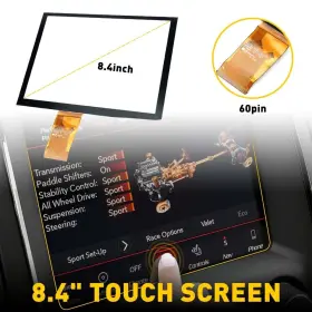 LA084X01-SL01 OXILAM Touch Screen Uconnect Radio Navigation #2