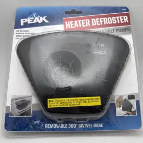 06550 PEAK Windshield Heater Defroster Volt Swivel Base 360