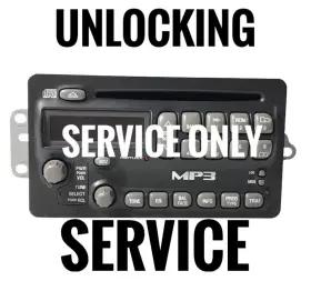 28010709 PONTIAC Unlocking Service Cd Am Fm Radio