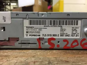 7L5919969E PORSCHE Audio Dvd Player Cayenne #2