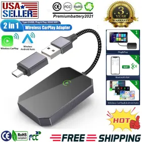 219790 PREMIUMBATTERY Wired Wireless Carplay Android Auto Usb