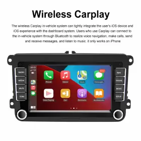 WHA3040153 RACRDO Carplay Car Stereo Radio Gps Navi Din Altea #2