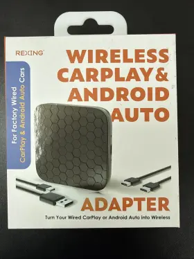 810046609163 REXING Wireless Carplay Android Auto Adapter