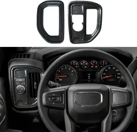 FX-20 RUIHE Carbon Fiber Dashboard Vent Chevy Silverado