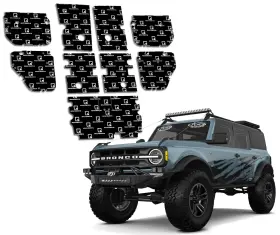 Ssk-bronco SOUNDSKINS Sound Deadening Dynamat Mat Kit Ford