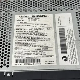 86201FJ620 SUBARU Crosstrek Stereo Radio Disc Player Xv