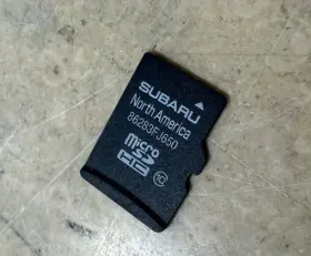 86283FJ650 SUBARU Crosstrek Navigation Sd Card Sti Wrx