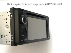 86271FJ620 SUBARU SATELLITE BLUETOOTH NAVI SD CARD PLAYER Fm #2