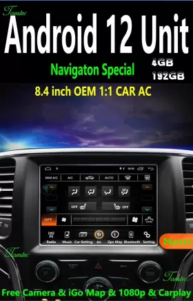 BYH936 TOMTEC Charger Chanllenger Car Radio Stereo Gps Dsp