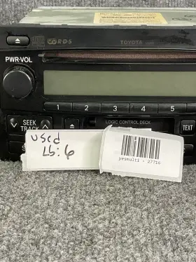 6120-0C140 TOYOTA Jbl Disc Changer Radio Cd Tape Player #3