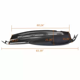 02ITM3706CBL DODGE Dash Cover Overlay Cap Dashmat Dashboard #2