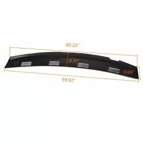 A-02ITM3706ABK Dash Board Bezel Cover Skin Overlay 1500 2500 #3