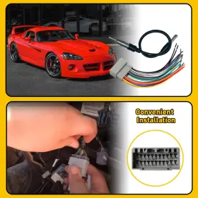 SYJXS-RAM-02-08 DODGE Car Stereo Wiring Radio Harness Adapter #2