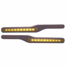87992 UNITED PACIFIC Door Armrest Wood Led Amber Lens