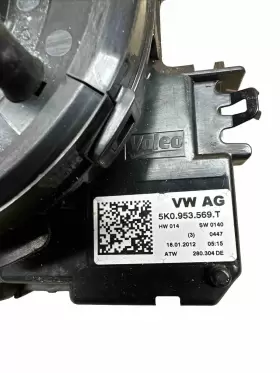 5K0953569T VOLKSWAGEN Steering Wheel Clock Spring Jetta Golf #2