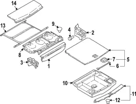 5NN-858-855-H-CA9 VOLKSWAGEN Floor Cover Tiguan
