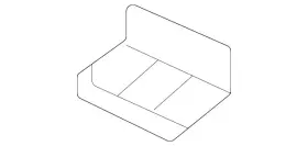 5Q0-804-509 VOLKSWAGEN Rear Floor Pan Retainer Bracket