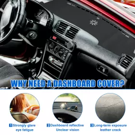703820294801 X-AUTOHAUX Dashboard Dash Cover Slip Pad Ford #3