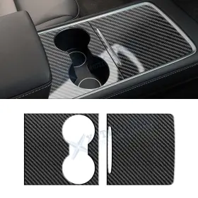 ST242CF XOTIC TECH Tesla Center Console Wrap Cover Carbon Abs