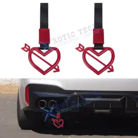TH388R XOTIC TECH Arrow Heart Tsurikawa Car Warning Grab Tow