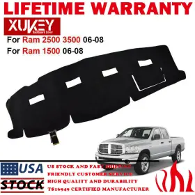 YS01016 XUKEY Dash Cover Mat Dashboard Pad RAM1500 2500 3500