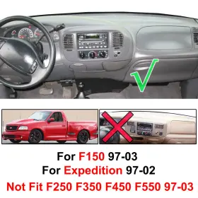 YS01021USKYN XUKEY Dash Mat Dashmat Dashboard Cover F150 Ford #2