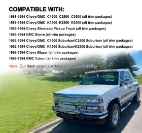 YIZ804445Y25 YIZ Dashboard Cover Dash Mat Chevy Chevrolet Gmc #3