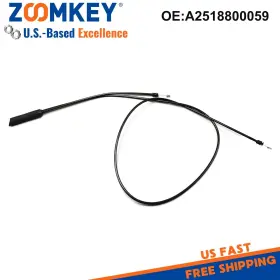2518800059 ZOOMKEY Benz Engine Bonnet Hood Lock Release Cable