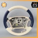 99-02 Bentley Arnage Steering Wheel Beige Blue PH27727PB OEM 42k
