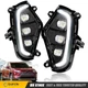 Pair LED DRL Fog Lights Driving Lamps W/ Wiring Switch For 2019-2021 Toyota RAV4