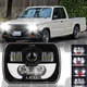 130W 7x6" 5x7 LED Headlight Halo Bulb For Mazda Pickup B2000 B2200 B2600 1986-93