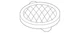 Genuine Audi Inst Panel Speaker 4M0-035-416-A
